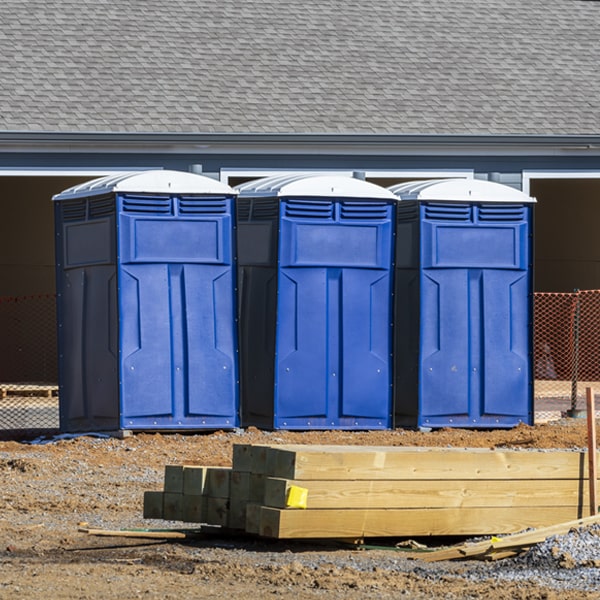 what is the expected delivery and pickup timeframe for the portable toilets in Avon Lake OH